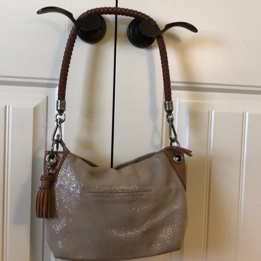 Cute SAK metallic handbag. Perfect midsize purse. Great condition.